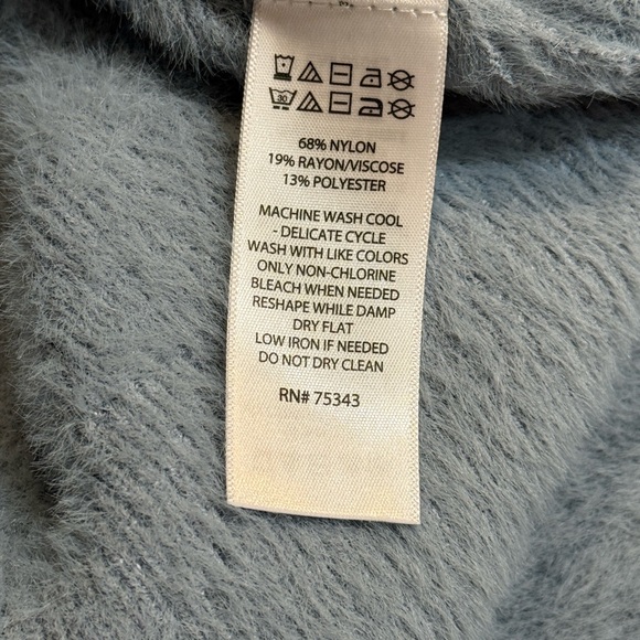 Joie Soft Blue Button-Up Cardigan - Picture 7 of 9